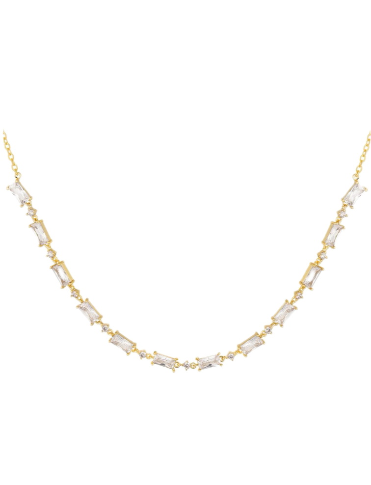 Diamond ketting white