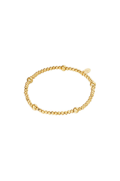 Gouden kralen armband